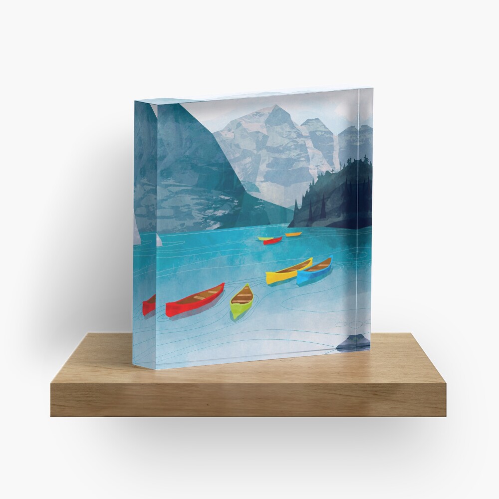 Canadian Canoes Acrylic Block