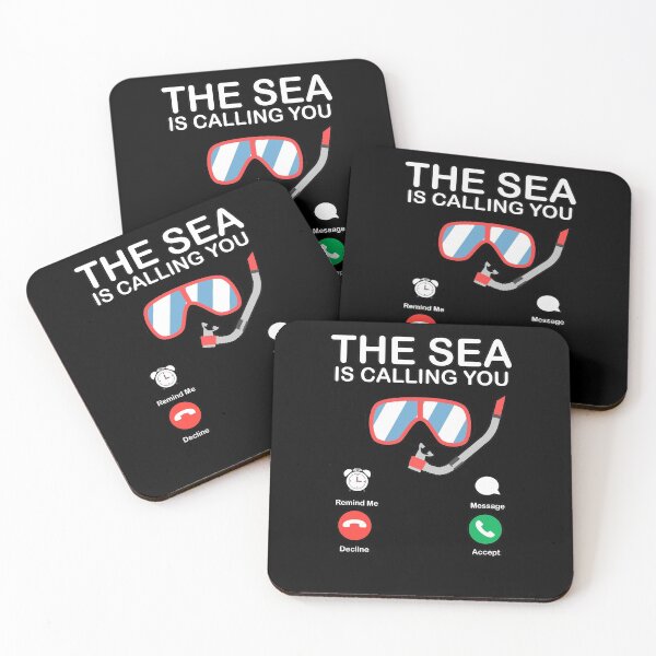 Item preview, the sea is calling you diving hobby underwater designed and sold by redshirtz.