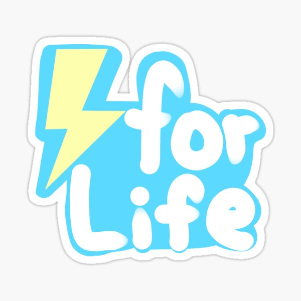 Electric types for Life! Sticker
