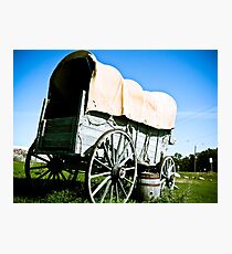 Old West Covered Wagon 03 Photographic Print