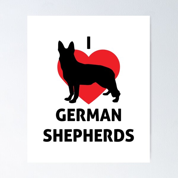 Item preview, I Heart German Shepherds Dog designed and sold by nikkidawn74.