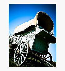Old West Covered Wagon 06 Photographic Print