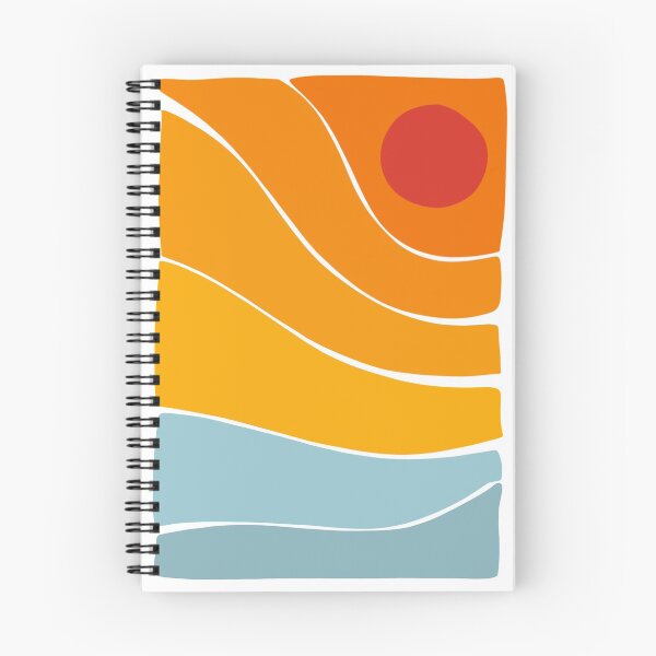 Item preview, Abstract Sunset & Sea Block Colors designed and sold by kalisteananda.