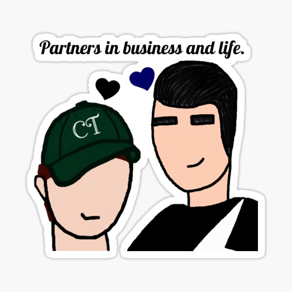 Patrick and David Sticker