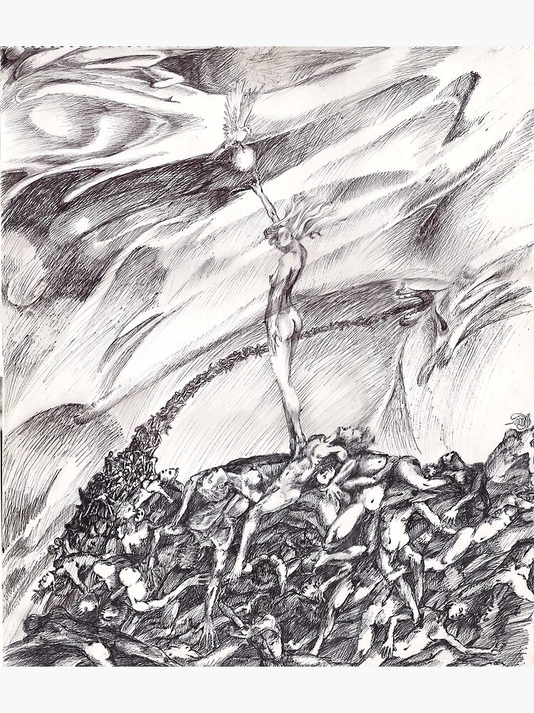 Thumbnail 3 of 3, Poster, Maneater designed and sold by Davol White.