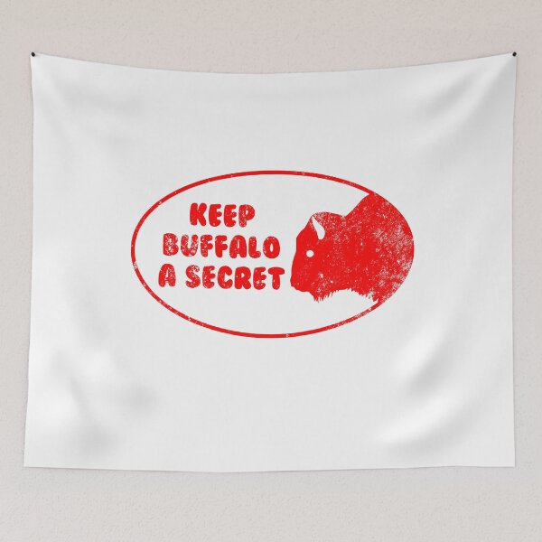 Item preview, Keep Buffalo a secret alt grunge designed and sold by ScapegoatPrints.