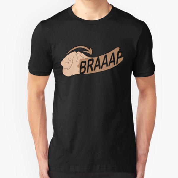 Braaap Motocross Twist Full Throttle MX Turning Gift Slim Fit T-Shirt