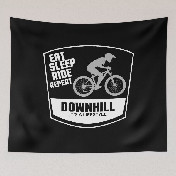 Item preview, Downhill Lifestyle Eat Sleep Ride MTB gift designed and sold by redshirtz.