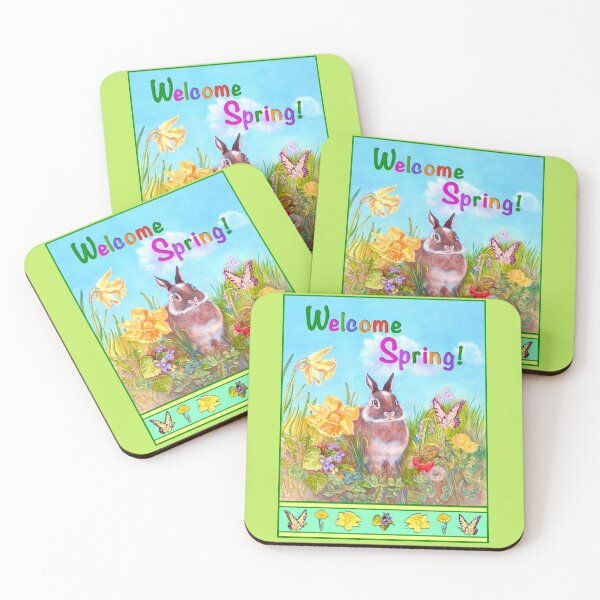 Item preview, SPRING BUNNY MEADOW designed and sold by Judy Mastrangelo.