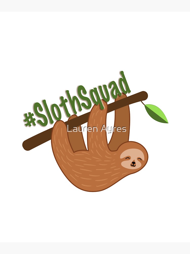 Thumbnail 5 of 5, Tote Bag, Sloth Squad designed and sold by ZookprLauren.