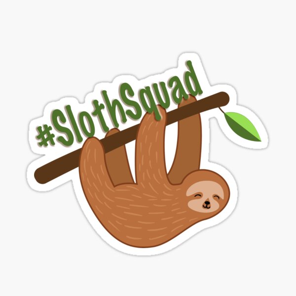 Sloth Squad Sticker