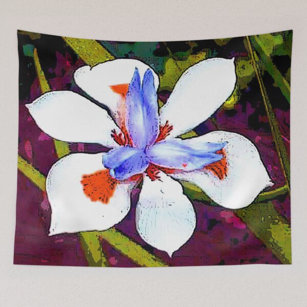Item preview, White Flower Bloom Pattern designed and sold by Carlo Varo.