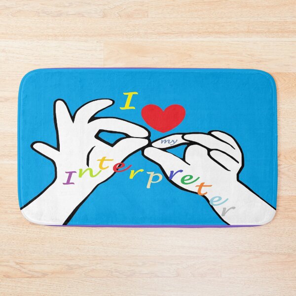Item preview, I Heart my INTERPRETER designed and sold by EloiseArt.