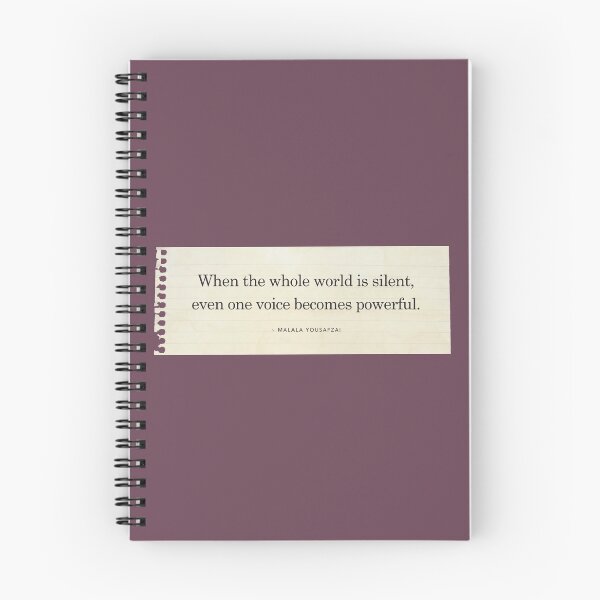 Item preview, Malala quote designed and sold by RedCloudDesign.