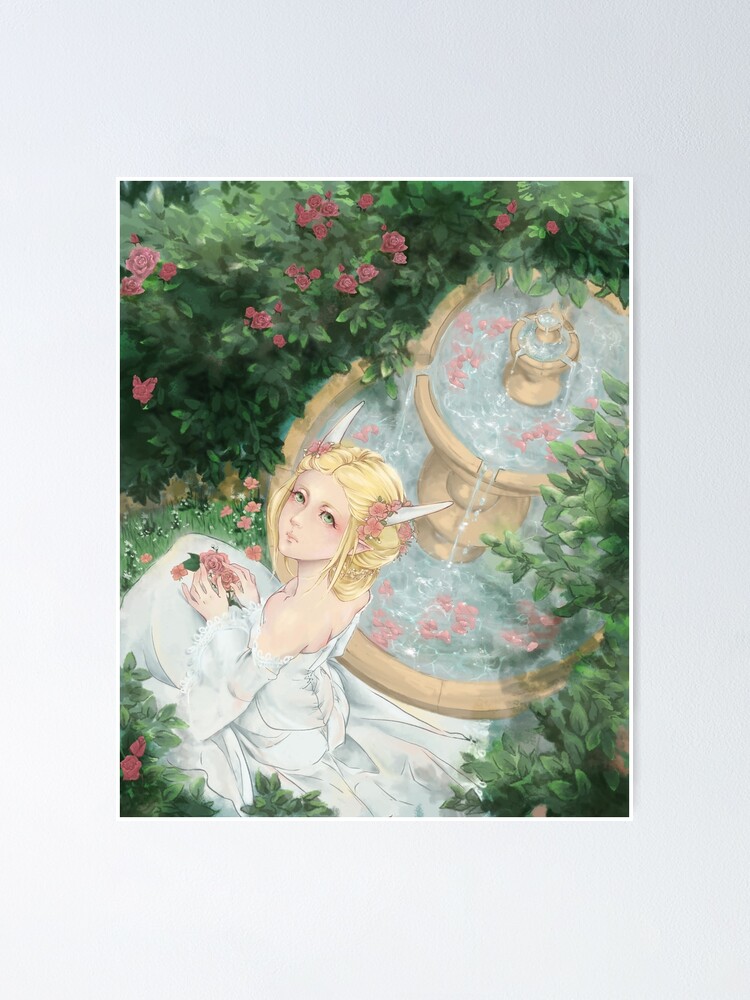 Kan E Senna In The Garden Poster By Ltraziel Redbubble