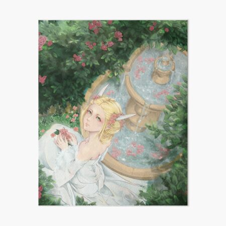 Kan E Senna In The Garden Art Board Print By Ltraziel Redbubble