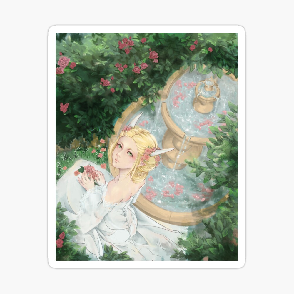 Kan E Senna In The Garden Poster By Ltraziel Redbubble