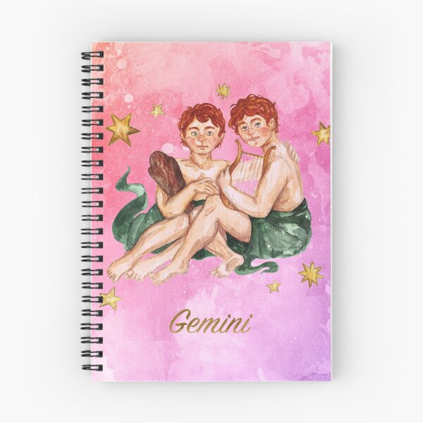 Item preview, Gemini Zodiac Starsign | Watercolor designed and sold by SoNifty.