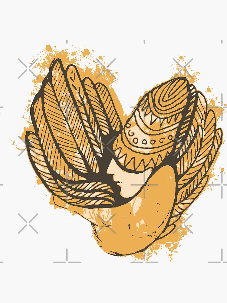 Pegatina «Ángel (parisa javaheri)» de modopod1 | Redbubble