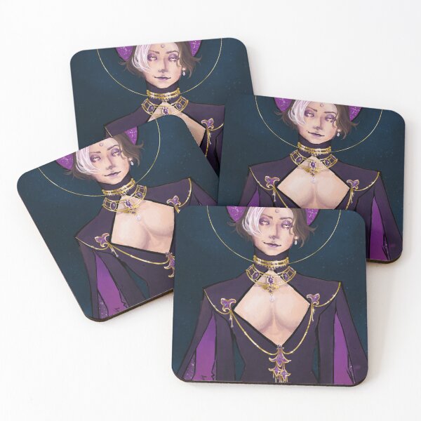 Kan E Senna In The Garden Coasters Set Of 4 By Ltraziel Redbubble