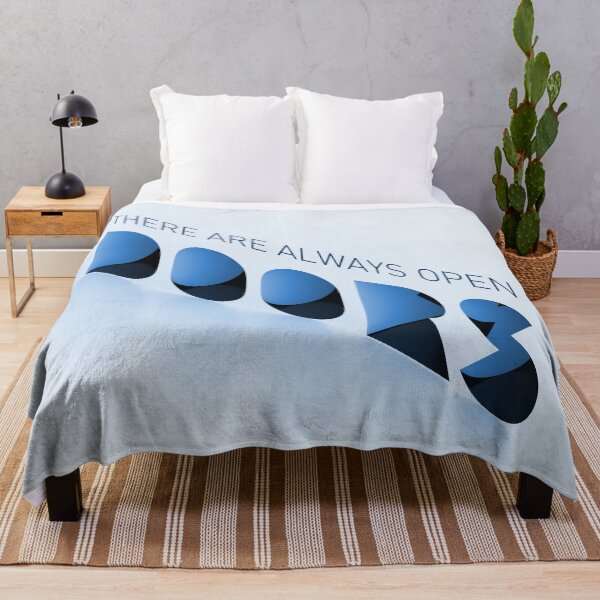 Item preview, There are always open doors (blue) designed and sold by lathspell.