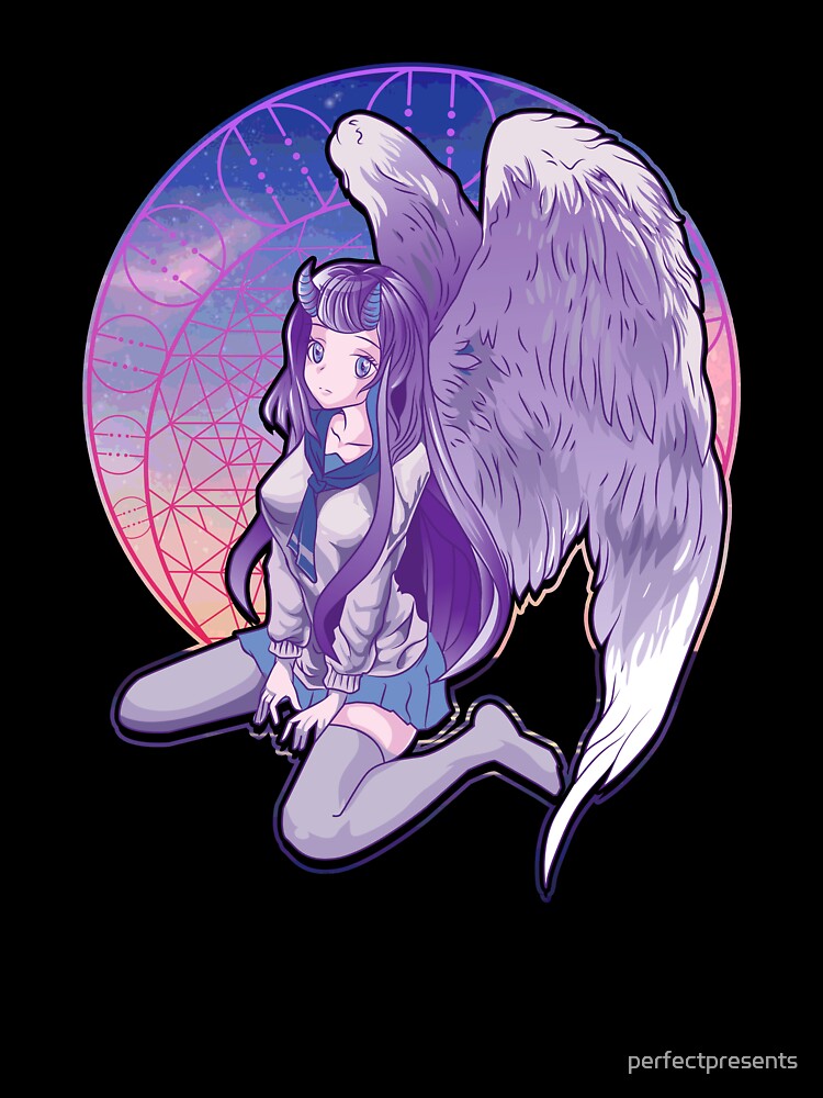 Dark goth fairy lace wings Angel demon bat anime female - AI Generated  Artwork - NightCafe Creator