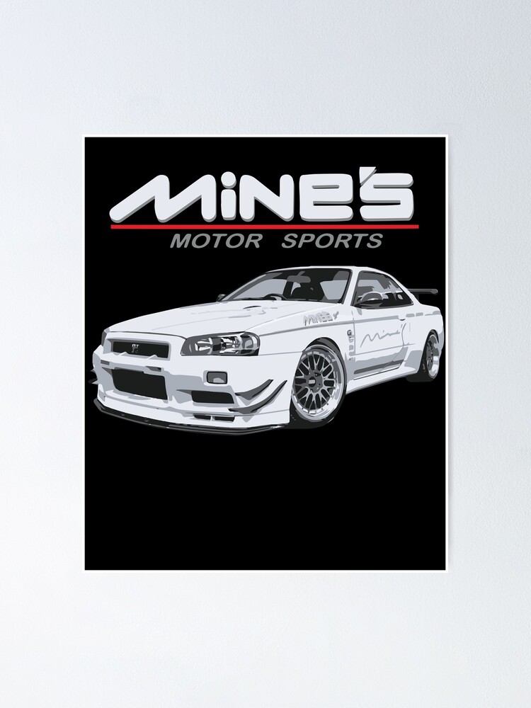Mine S Mines Motor Sports Stickers Decals Gtr R32 R33 R34 R35 Free Shipping X 2 Car Exterior Styling Badges Decals Emblems Vehicle Parts Accessories Motors