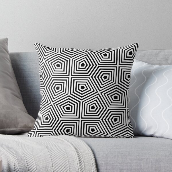 Cairo Pentagonal Tiling Throw Pillow