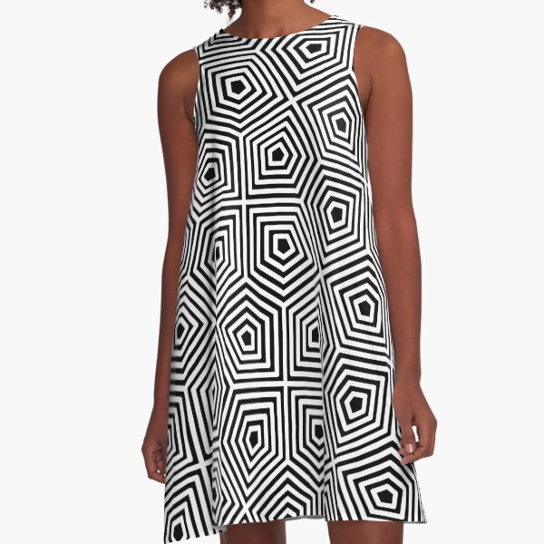 Cairo Pentagonal Tiling A-Line Dress