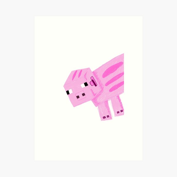 Pig - Printable Minecraft Pig Papercraft Template