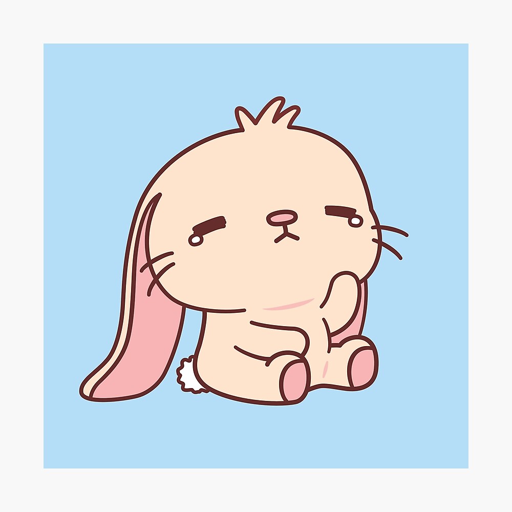 Cute Sad Bunny