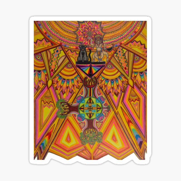 Goddess at the Gateway Sticker