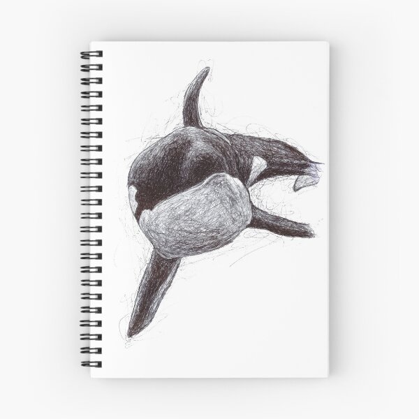 Item preview, Trua the Killer Whale Scribble designed and sold by ArtyOrca.
