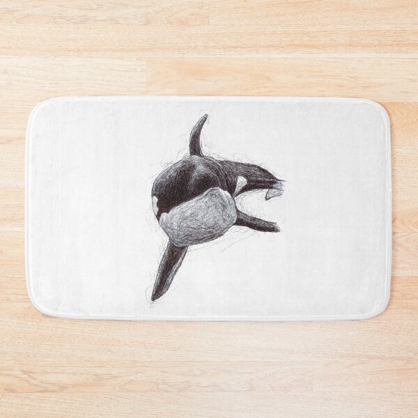 Item preview, Trua the Killer Whale Scribble designed and sold by ArtyOrca.