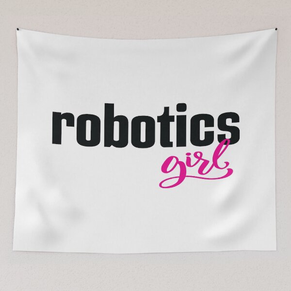 Item preview, Robotics Girl Robot Artificial Intelligence Robotic I Love Building Robots designed and sold by ProjectX23.