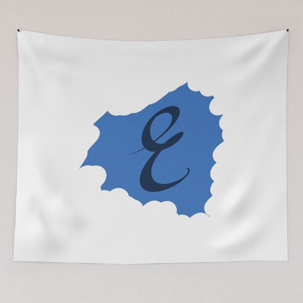 Item preview, Abstract E Blue designed and sold by ErinLP.