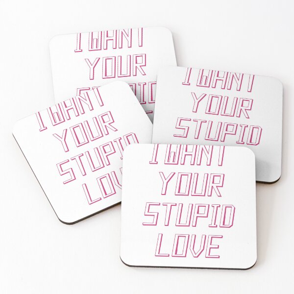 Item preview, Stupid Love Chorus Lyric designed and sold by AlertStore.