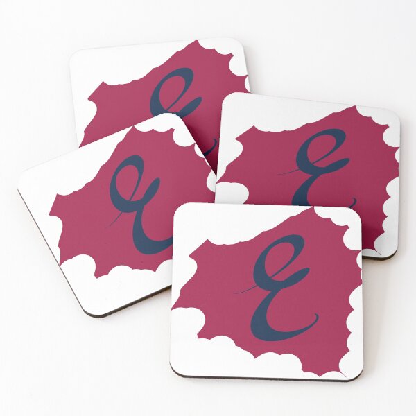 Item preview, Abstract E Maroon designed and sold by ErinLP.