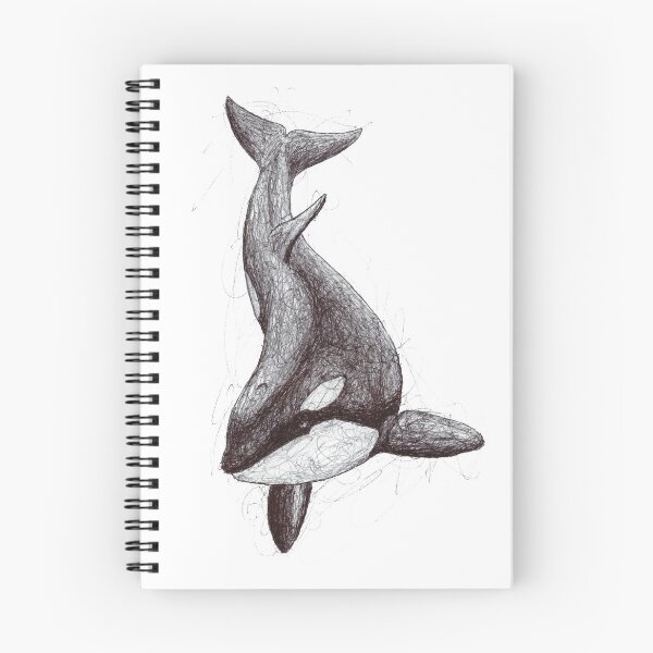 Item preview, Killer Whale Scribble Drawing designed and sold by ArtyOrca.