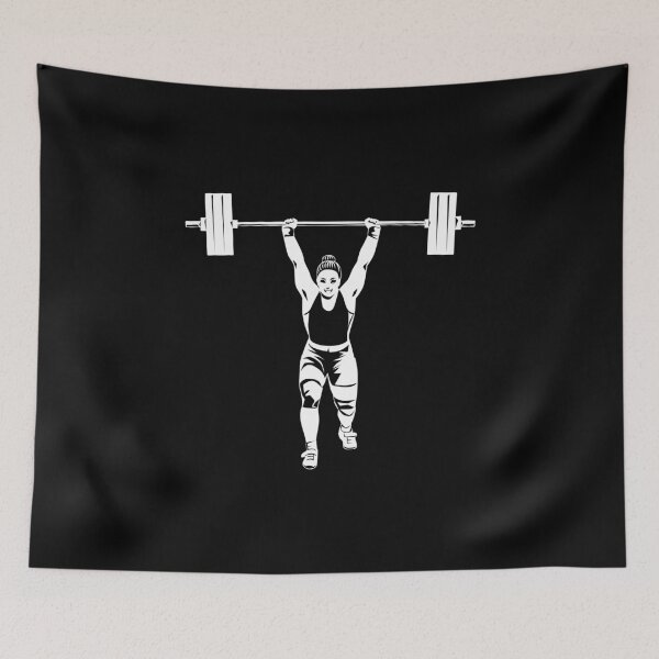 Item preview, Weight lifting woman designed and sold by Tabinchu.