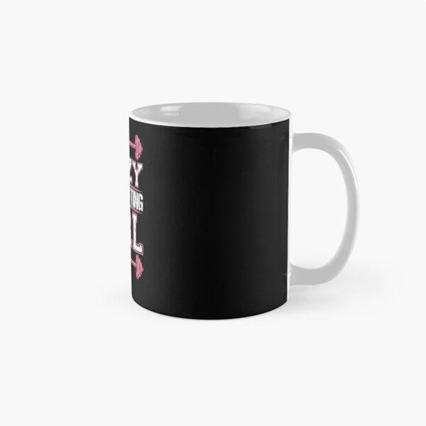 Item preview, Crazy Powerlifting Girl Weightlifter Bodybuilder Strong Woman designed and sold by Sinful Charm.