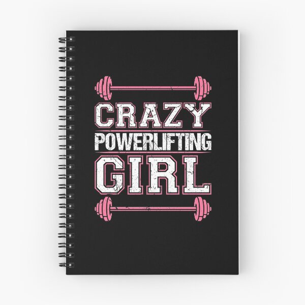 Item preview, Crazy Powerlifting Girl Weightlifter Bodybuilder Strong Woman designed and sold by Sinful Charm.