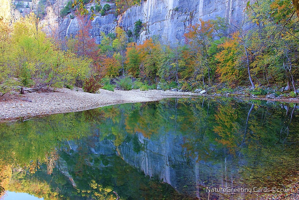 "Autumn on Steel Creek, Buffalo National River" by NatureGreeting Cards