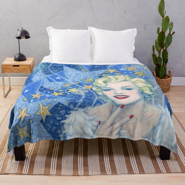 Item preview, Brightest Blonde, Old Hollywood, American Celebrity Actress Portrait designed and sold by Julia Khoroshikh.