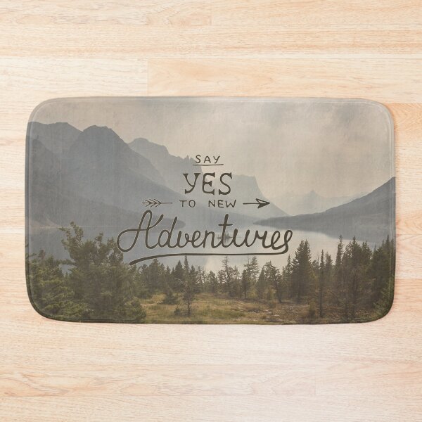 Item preview, Say Yes To New Adventures Travel Quote designed and sold by SoNifty.