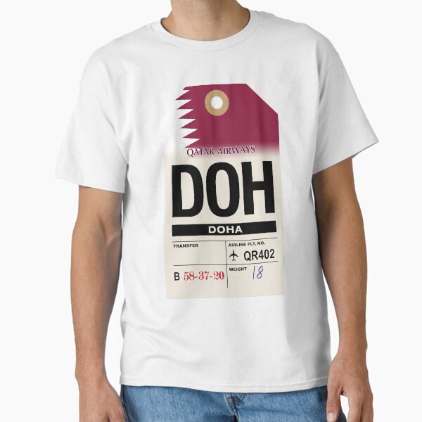 Item preview, Doha (DOH) Qatar Airline Luggage Tag designed and sold by travelwitheric.