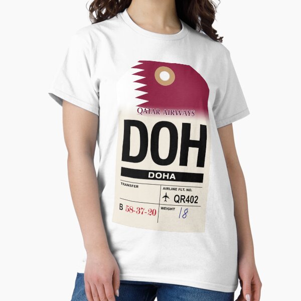 Item preview, Doha (DOH) Qatar Airline Luggage Tag designed and sold by travelwitheric.