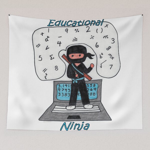 Item preview, Problematic Educational Ninja designed and sold by kudzookeeper.