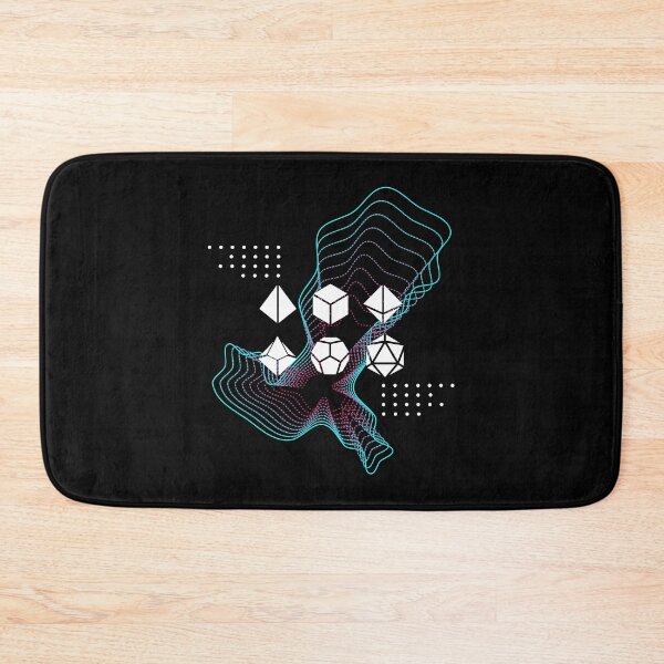Item preview, Neon Cyberpunk Polyhedral Dice Set Tabletop RPG designed and sold by pixeptional.