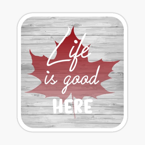 Canada Themes Stickers Redbubble - leafs decal id for roblox